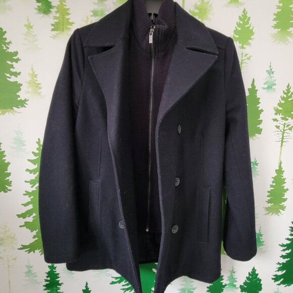 Kenneth Cole Double Breasted Peacoat. - Picture 4 of 13